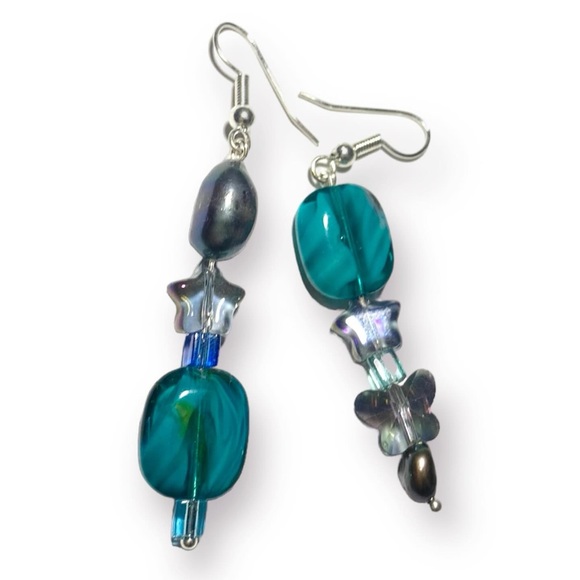 skyecreation Jewelry - Handmade Asymmetrical Dangling Earrings